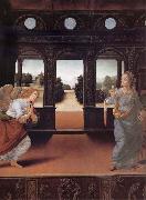 LORENZO DI CREDI The Anunciaction oil painting artist